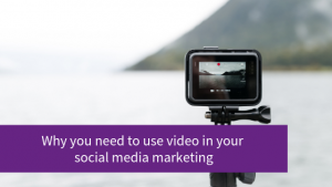 Blog header - why use video in social media marketing