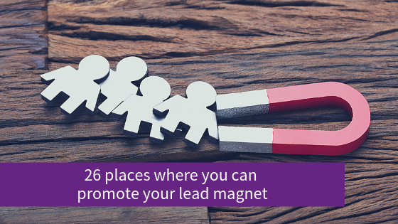 How to promote your lead magnet