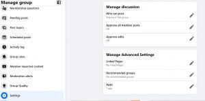 How to give zoom app permission to access Facebook Group