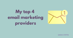 My top 4 email marketing providers