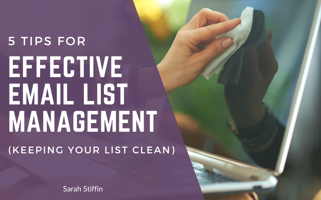 5 tips fpr effective list management