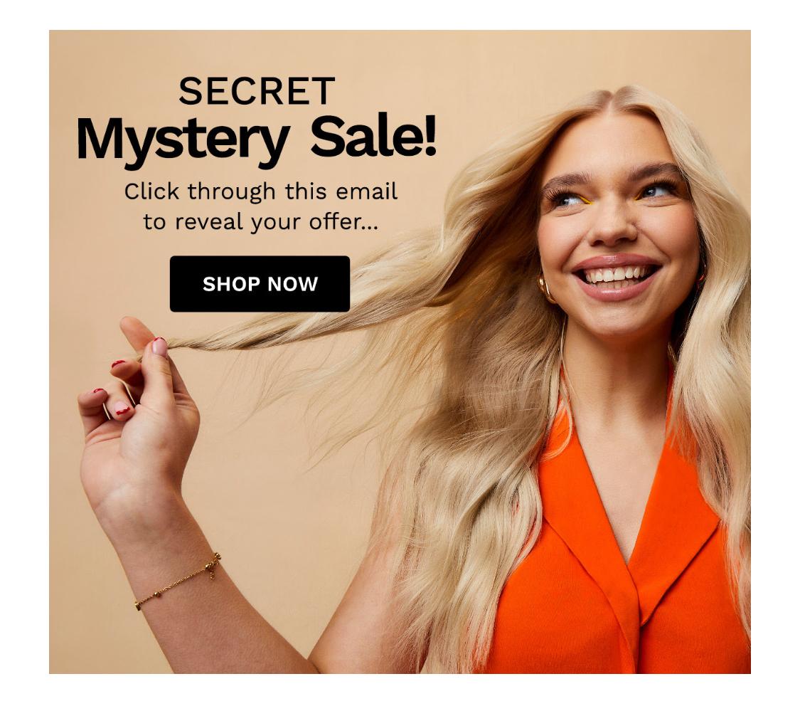 Extract from LookFantastic Email - Secret Mystery Sale